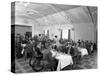 Dining Hall of the Ciswo Paraplegic Centre, Pontefract, West Yorkshire, 1960-Michael Walters-Stretched Canvas