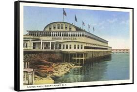 Dining Hall, Rocky Point, Rhode Island-null-Framed Stretched Canvas