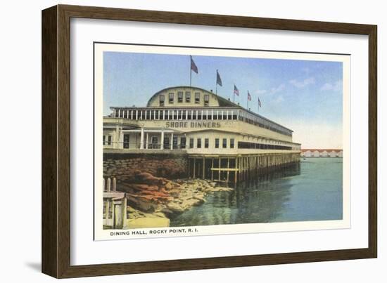 Dining Hall, Rocky Point, Rhode Island-null-Framed Art Print