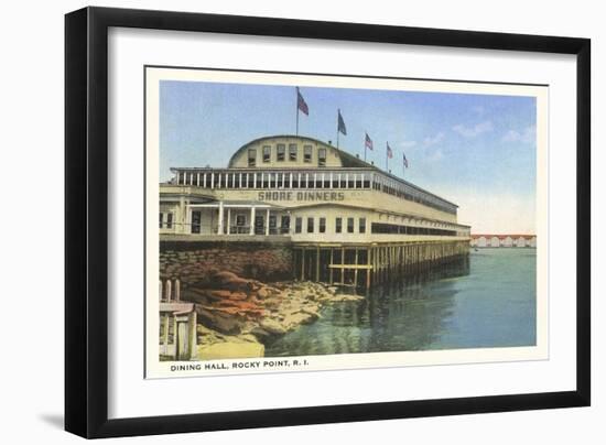 Dining Hall, Rocky Point, Rhode Island-null-Framed Art Print