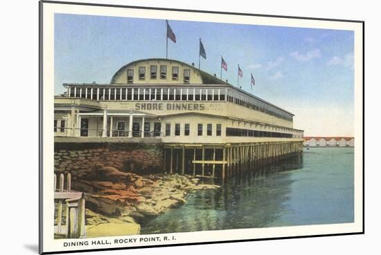 Dining Hall, Rocky Point, Rhode Island-null-Mounted Art Print