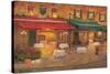 Dining in Paris I-Carol Bailey-Stretched Canvas