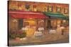 Dining in Paris I-Carol Bailey-Stretched Canvas