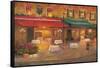 Dining in Paris I-Carol Bailey-Framed Stretched Canvas