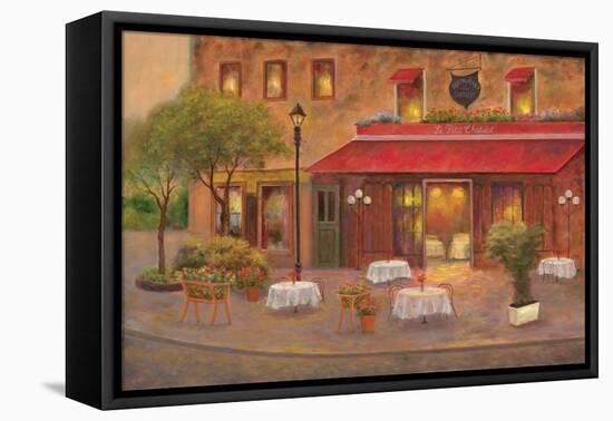 Dining in Paris II-Carol Bailey-Framed Stretched Canvas