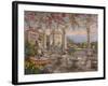 Dining on the Terrace-Nicky Boehme-Framed Giclee Print