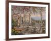 Dining on the Terrace-Nicky Boehme-Framed Giclee Print