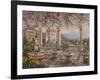 Dining on the Terrace-Nicky Boehme-Framed Giclee Print