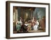 Dining on the Terrace-Franz Christoph Janneck-Framed Giclee Print