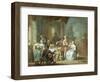 Dining on the Terrace-Frans Christoph Janneck-Framed Giclee Print