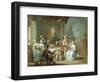 Dining on the Terrace-Frans Christoph Janneck-Framed Giclee Print