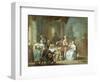 Dining on the Terrace-Frans Christoph Janneck-Framed Giclee Print