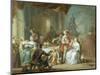 Dining on the Terrace-Frans Christoph Janneck-Mounted Giclee Print