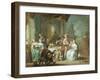 Dining on the Terrace-Frans Christoph Janneck-Framed Giclee Print