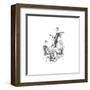 Dining Out-Roger Vilar-Framed Art Print