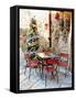Dining Outside At Christmas Panicale-Dorothy Berry-Lound-Framed Stretched Canvas