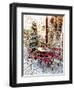 Dining Outside At Christmas Panicale-Dorothy Berry-Lound-Framed Premium Giclee Print