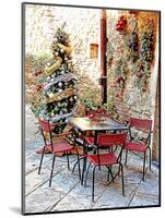 Dining Outside At Christmas Panicale-Dorothy Berry-Lound-Mounted Premium Giclee Print