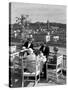 Dining Outside at Restaurant on Roof of Excelsior Hotel-Alfred Eisenstaedt-Stretched Canvas