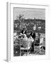 Dining Outside at Restaurant on Roof of Excelsior Hotel-Alfred Eisenstaedt-Framed Photographic Print