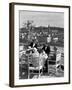 Dining Outside at Restaurant on Roof of Excelsior Hotel-Alfred Eisenstaedt-Framed Photographic Print