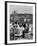 Dining Outside at Restaurant on Roof of Excelsior Hotel-Alfred Eisenstaedt-Framed Photographic Print