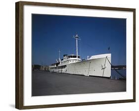 Dining Room aboard Presidential Yacht-null-Framed Photographic Print