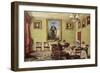 Dining Room at Langton Hall, Family at Breakfast, c.1832-3-Mary Ellen Best-Framed Giclee Print