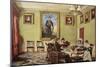 Dining Room at Langton Hall, Family at Breakfast, c.1832-3-Mary Ellen Best-Mounted Giclee Print