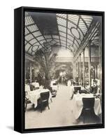 Dining Room at the Hotel Imperial, 1904-Byron Company-Framed Stretched Canvas