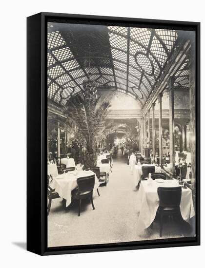 Dining Room at the Hotel Imperial, 1904-Byron Company-Framed Stretched Canvas