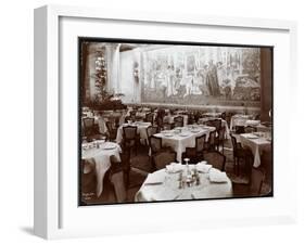 Dining Room at the Hotel Knickerbocker, 1906-Byron Company-Framed Giclee Print