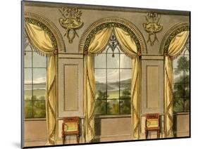 Dining Room Curtains-null-Mounted Art Print