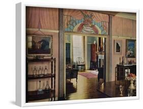 'Dining-room designed by C. Maresco Pearce.', 1941-Unknown-Framed Photographic Print