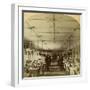 Dining Room, Grand Union Hotel, Saratoga, New York, Usa-BW Kilburn-Framed Premium Photographic Print
