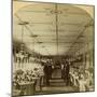 Dining Room, Grand Union Hotel, Saratoga, New York, Usa-BW Kilburn-Mounted Premium Photographic Print