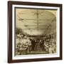 Dining Room, Grand Union Hotel, Saratoga, New York, Usa-BW Kilburn-Framed Photographic Print