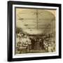 Dining Room, Grand Union Hotel, Saratoga, New York, Usa-BW Kilburn-Framed Photographic Print