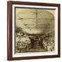 Dining Room, Grand Union Hotel, Saratoga, New York, Usa-BW Kilburn-Framed Photographic Print