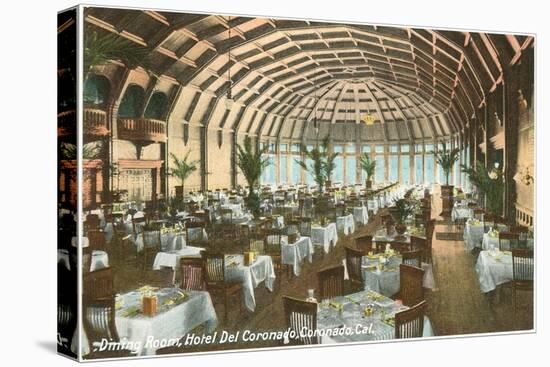 Dining Room, Hotel del Coronado, San Diego, California-null-Stretched Canvas