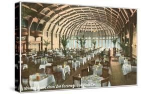 Dining Room, Hotel del Coronado, San Diego, California-null-Stretched Canvas