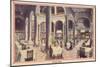 'Dining Room - Hotel Florida - Havana - Cuba', c1910-Unknown-Mounted Giclee Print