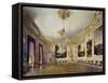 Dining Room in Imperial Apartments-null-Framed Stretched Canvas