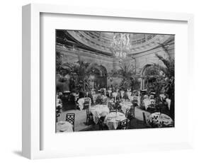 Dining Room in Waldorf-Astoria Hotel in Manhattan-George Boldt-Framed Photographic Print