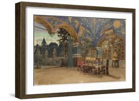 Dining Room of Prince Vasily Golitsyn, 1897-Appolinari Mikhaylovich Vasnetsov-Framed Giclee Print