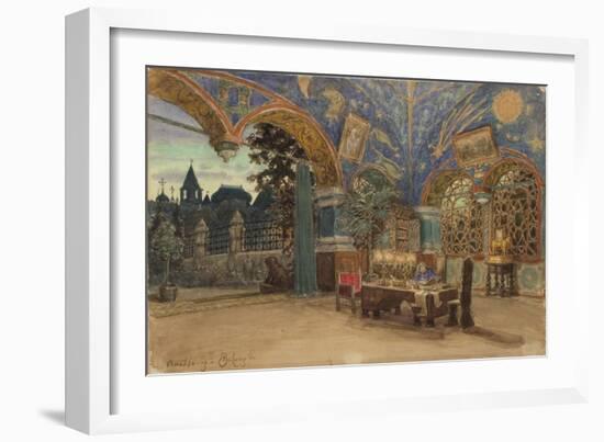 Dining Room of Prince Vasily Golitsyn, 1897-Appolinari Mikhaylovich Vasnetsov-Framed Giclee Print