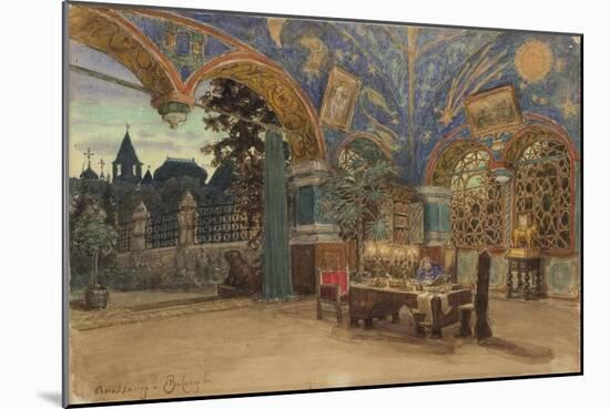 Dining Room of Prince Vasily Golitsyn, 1897-Appolinari Mikhaylovich Vasnetsov-Mounted Giclee Print
