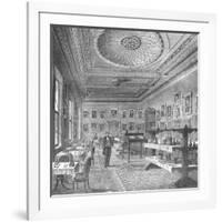 Dining Room of the Garrick Club, 1897-null-Framed Giclee Print