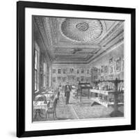 Dining Room of the Garrick Club, 1897-null-Framed Giclee Print