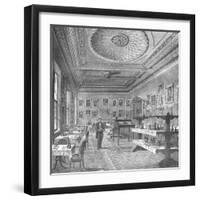 Dining Room of the Garrick Club, 1897-null-Framed Giclee Print